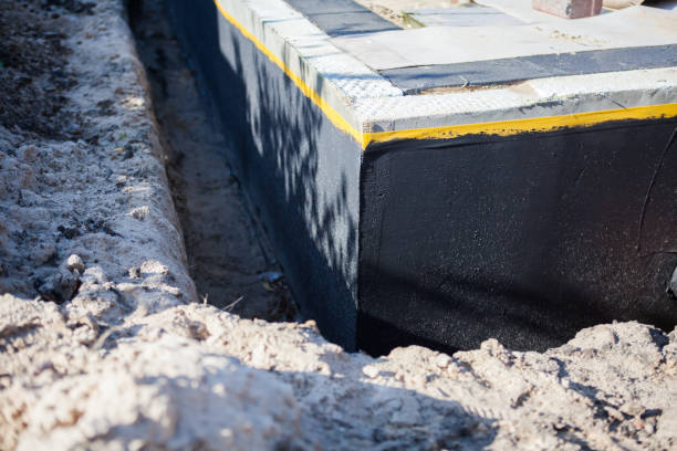 Residential Exterior Waterproofing installation at a Howell, NJ home by SJ Waterproofing Pros